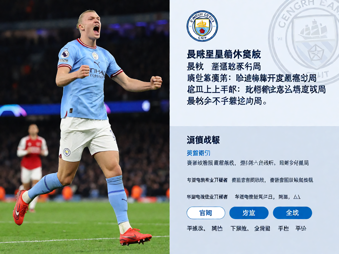 曼城主场作战,球员庆祝进球的瞬间